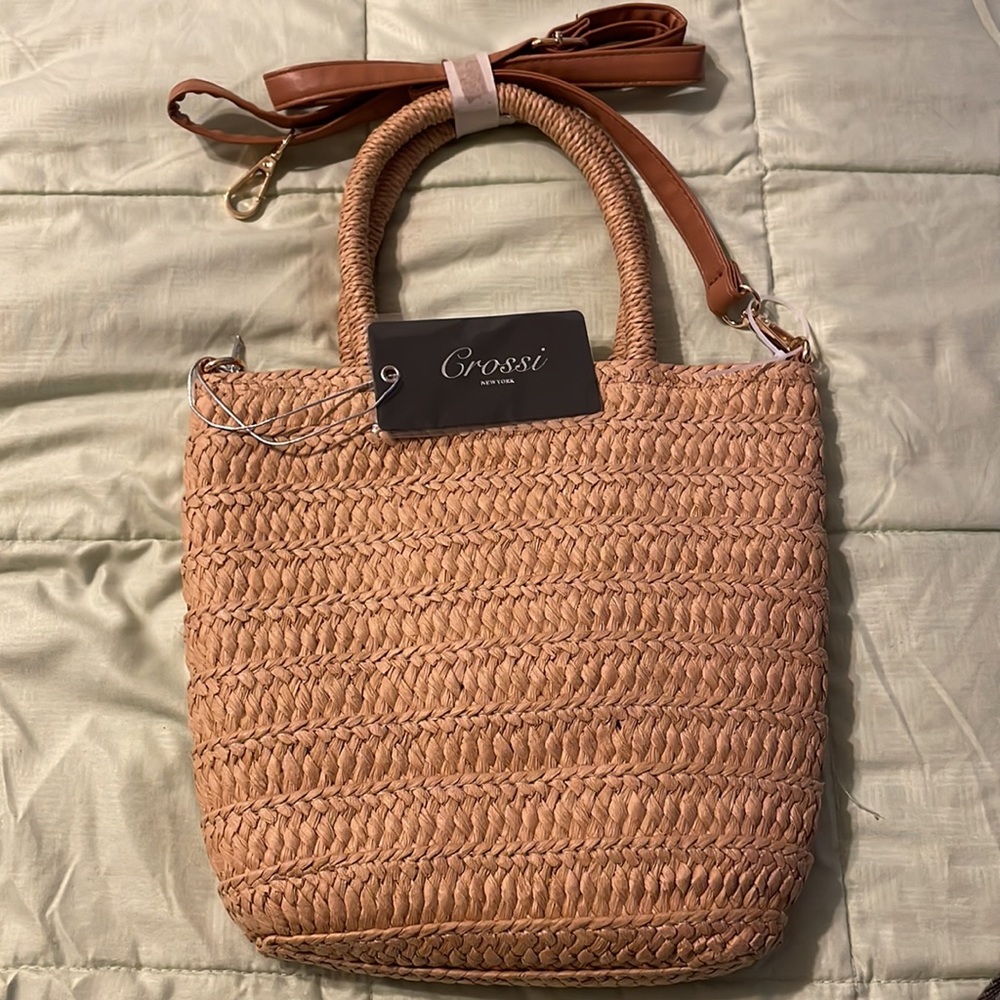 Forever 21 Faux Straw Tote